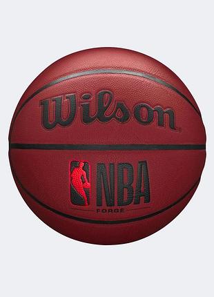 М'яч баскетбольний wilson nba forge bskt crimson розмір 7 wtb8201xb7 (оригінал)