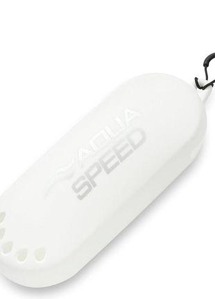 Чохол для окулярів aqua speed silicone goggle case ofsm білий універсальний 633-05