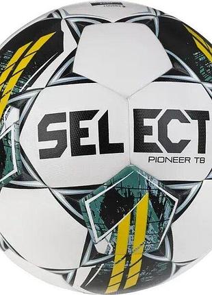 М'яч футбольний select pioneer tb fifa v23 біло-жовтий №5 жовтий (оригінал) 086506-219/5