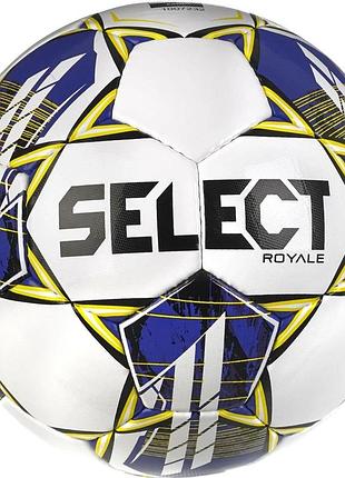 М'яч футбол select select royale fifa біло-фіолетовий v23 №4 022436-741 (оригінал)
