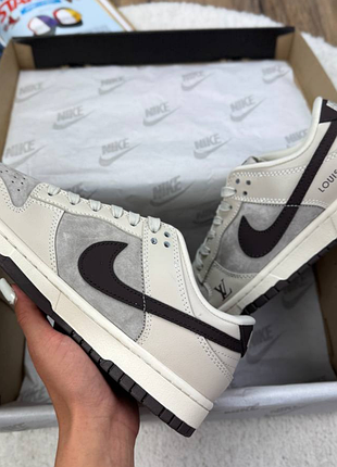 Sb dunk low x  grey black 2