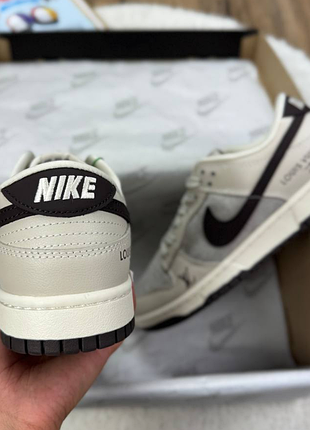 Sb dunk low x  grey black 10