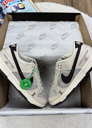 Sb dunk low x  grey black 5