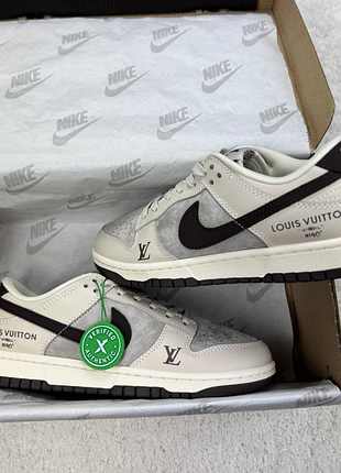 Sb dunk low x  grey black 3