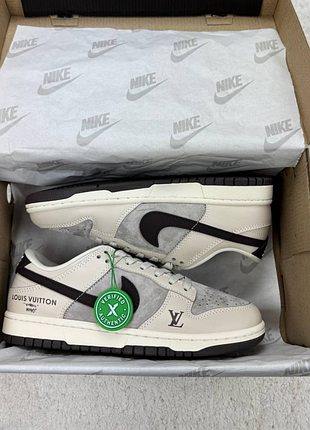 Sb dunk low x  grey black 8
