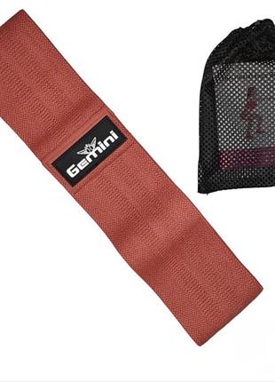 Резинки для фітнесу тканинні з чохлом 1шт gemini gt-02m