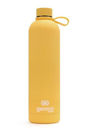 Термос gemini sport 1000мл колір жовтий bg09-3