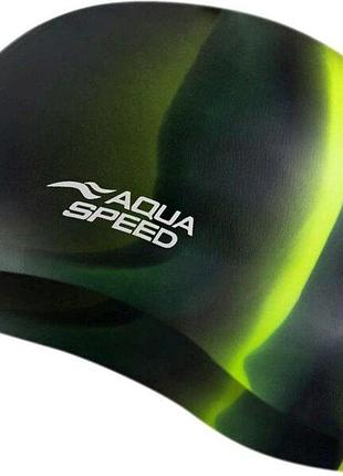 Шапка для плавання aqua speed ​​bunt 8842 мультиколор уні osfm 113-34 (оригінал)