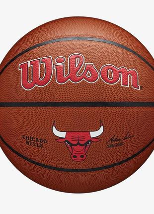 М'яч баскетбольний wilson nba team alliance chicago bulls size7 wtb3100chi (оригінал)