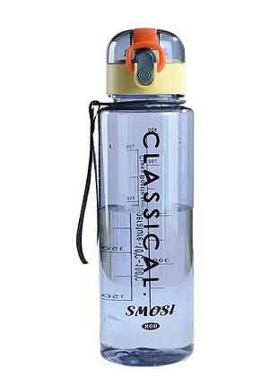 Пляшка для води smosi classic 850 мл mk 4870 сірий