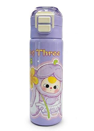 Термо пляшка "baby three" 500мл c 76373 ніжно фіолетовий