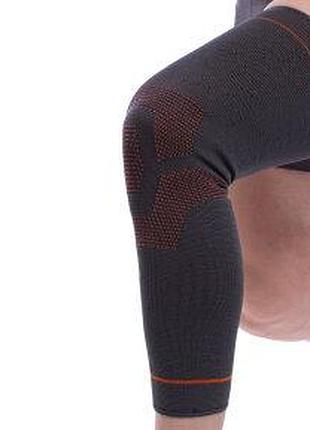 Бандаж еластичний подовжений компресійний на гомілку і коліно knee compression sleeve sibote s-xl 1шт st-948 l/xl