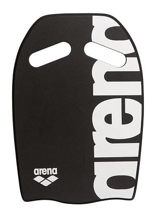 Дошка для плавання arena kickboard чорна 40×27,5×2,5 см (оригінал) 95275-100
