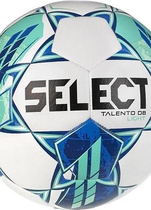 Футбольний м'яч select talento db v23 5 біло-зелений 077486-400 (оригінал)