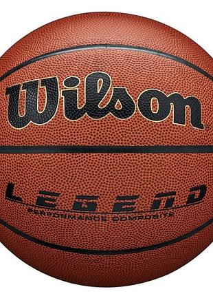 М'яч баскетбольний wilson legend comp size7 wtb0917 (оригінал)
