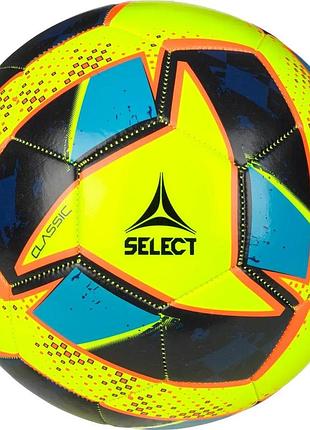 М'яч футбольний select fb classic 5 v24 жовтий 099589-526/5 (оригінал)