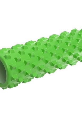 Ролер для йоги та пілатесу gemini grid bubble roller 45см*14см g0009-45gr