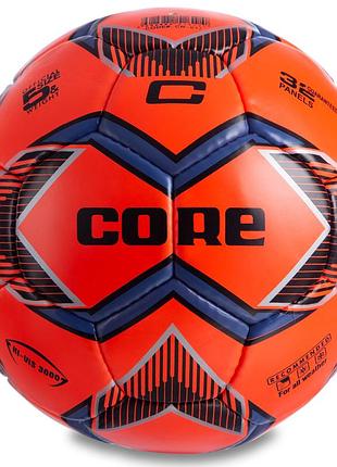 М'яч футбольний core hi vis3000 cr-017 №5 pu