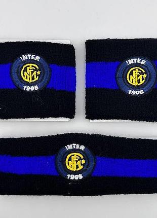 Набір напульсник та пов'язка на голову inter milan gh-300