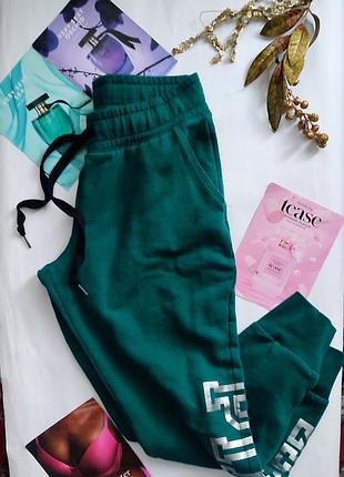 Pink victoria's secret s 36 38 спортивні штани на манжетах