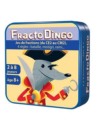 Настольная карточная игра fractodingo — изучение дробей, игра на французском языке