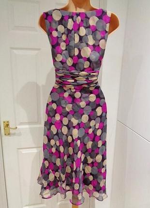 Нарядное шелковое платье monsoon