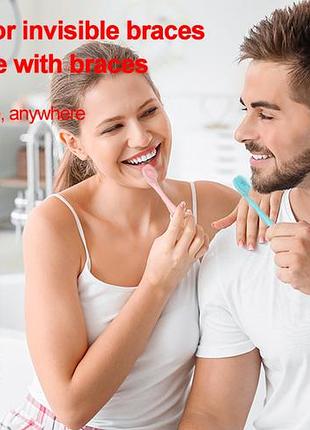 Набор одноразовых зубных щеток для путешествий и самолета mini brushes, 28 шт