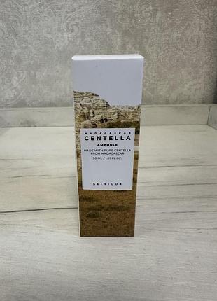 Зволожуюча ампула-сироватка з екстрактом центели skin1004 madagascar centella ampoule 30ml