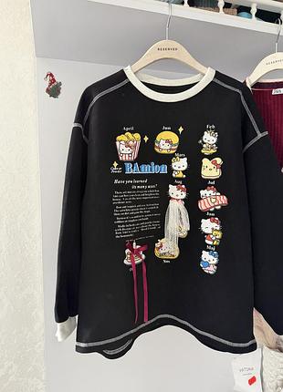 Красивый свитер свитшот hello kitty 4