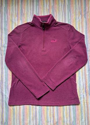 Jack wolfskin жіноча флісова кофта/зіпка.розмір м