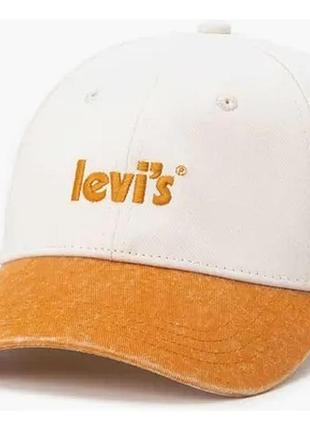 Нова без навісної бірки бейсболка levi's