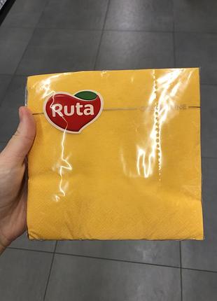 Серветки ruta різні кольори