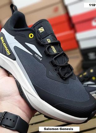 Salomon genesis gore-tex черные с белым
