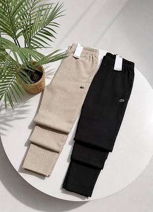 Брюки чоловічі лляні в стилі old money lacoste