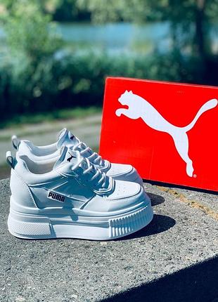 Жіночі кросівки puma білі женские кросовки пума