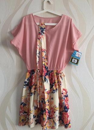 Літня рожева міні сукня matalan 6