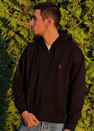 Зип-худи polo ralph lauren, худи на молнии polo ralph lauren, кофта на замке polo ralph lauren, мужской зоп-худи polo ralph la
