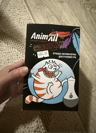 Animall crazzzy іграшка-неваляшка, інтерактивна гра для кота