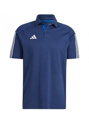 Футболка adidas tiro 23 competition polo - темно-синий код продукта: hk8052