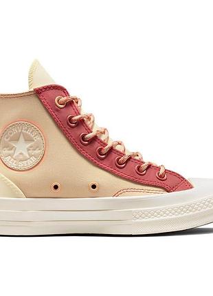Converse еспадрильї-високі кеди з накладками, трендові, унісекс, червонувато-коричневі