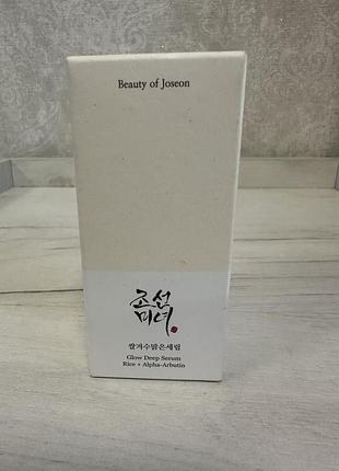 Сироватка для рівного тону та сяйва beauty of joseon glow deep serum: rice + alpha arbutin 30ml
