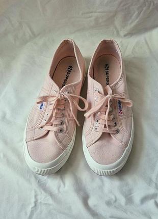 Кеды / кроссовки розовые superga