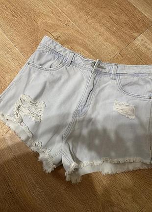 Шорти жіночі zara блакитні 36