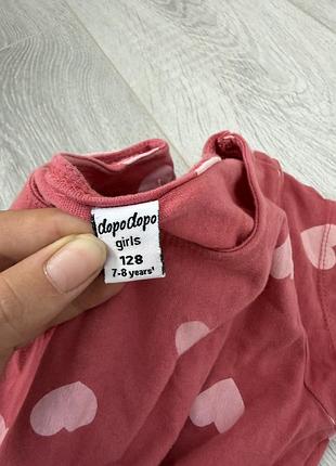 Сукня для дівчинки платт для дівчинки у горох у сердечко 2