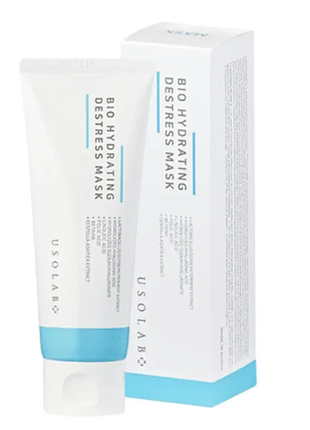 Usolab bio hydrating destress mask-зволожувальна маска для обличчя, 100 мл