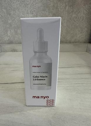 Есенція посилена з галактомісісом і ніацинамідом manyo galac niacin 2.0 essence 30ml