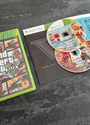 Диск grand theft auto v (xbox 360)