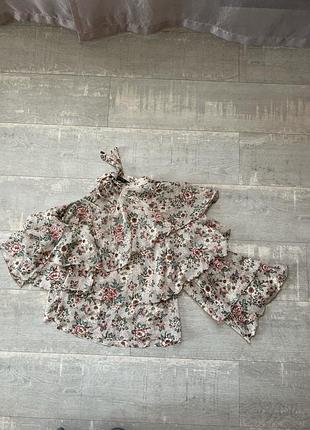 Блуза zara,  розмір m, на одне плече