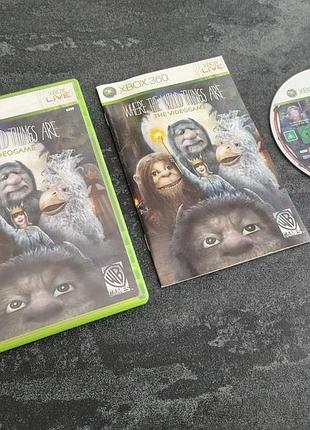Диск where the wild things are (xbox 360)