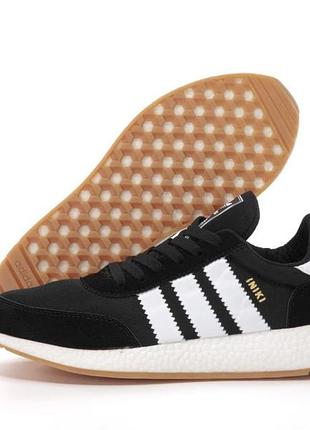 Мужские кроссовки adidas iniki black classic 43